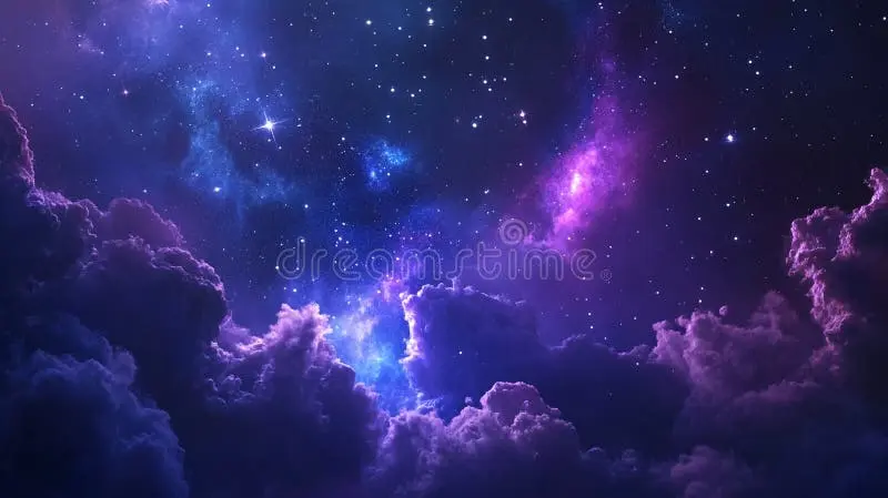 银河国际夜空星云彩票背景